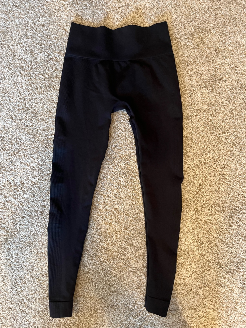 Set Active Breathe Airluxe High Waist Onyx Leggings Black Women’s Size Small